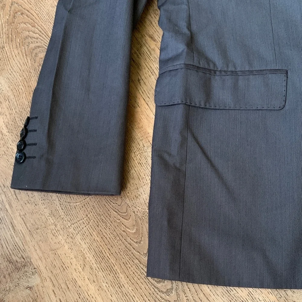 Levent Serez Men's Gray Suit Sz 40 - Picture 3 of 10